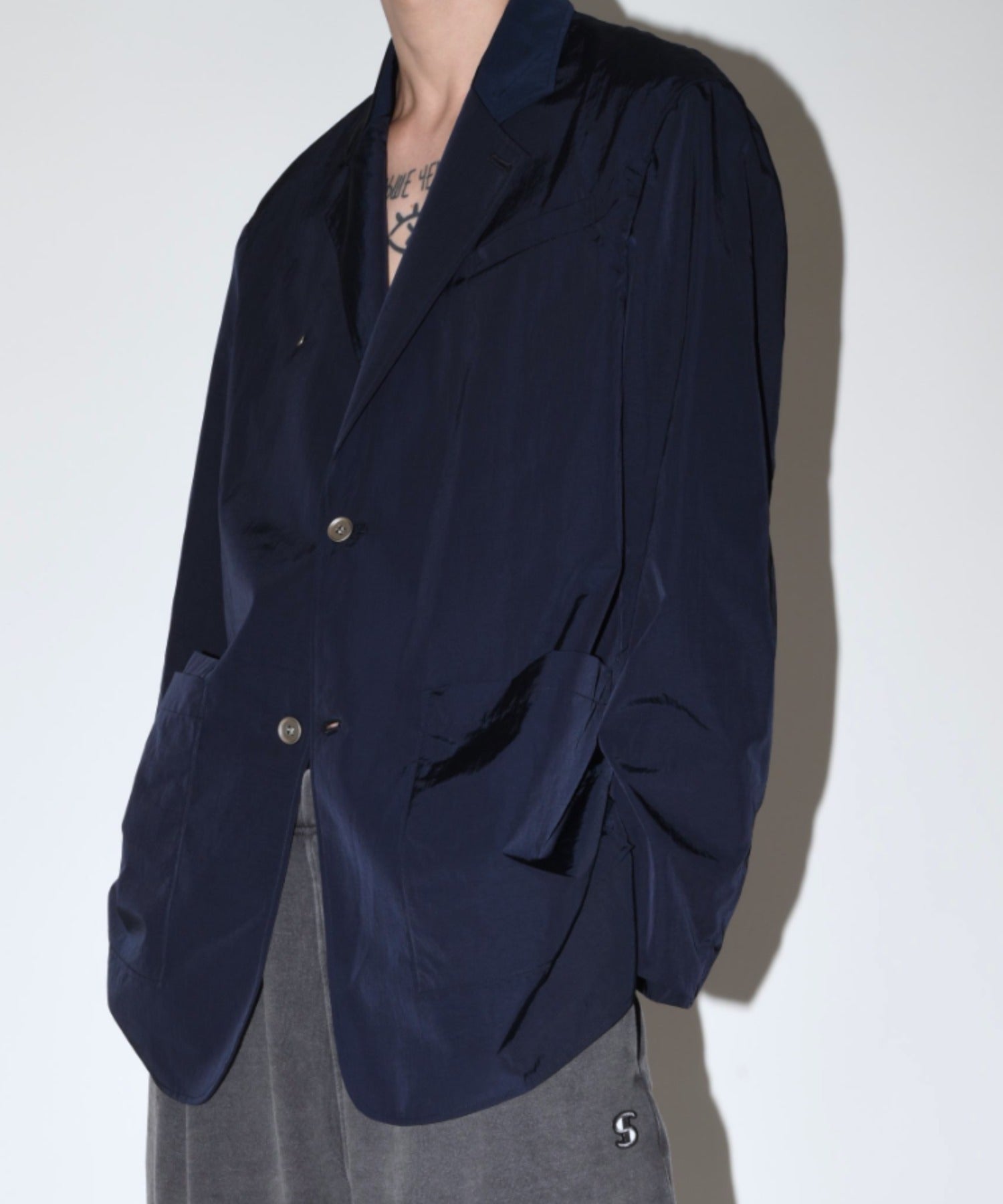 Neo blazer(Ny taffeta) - black