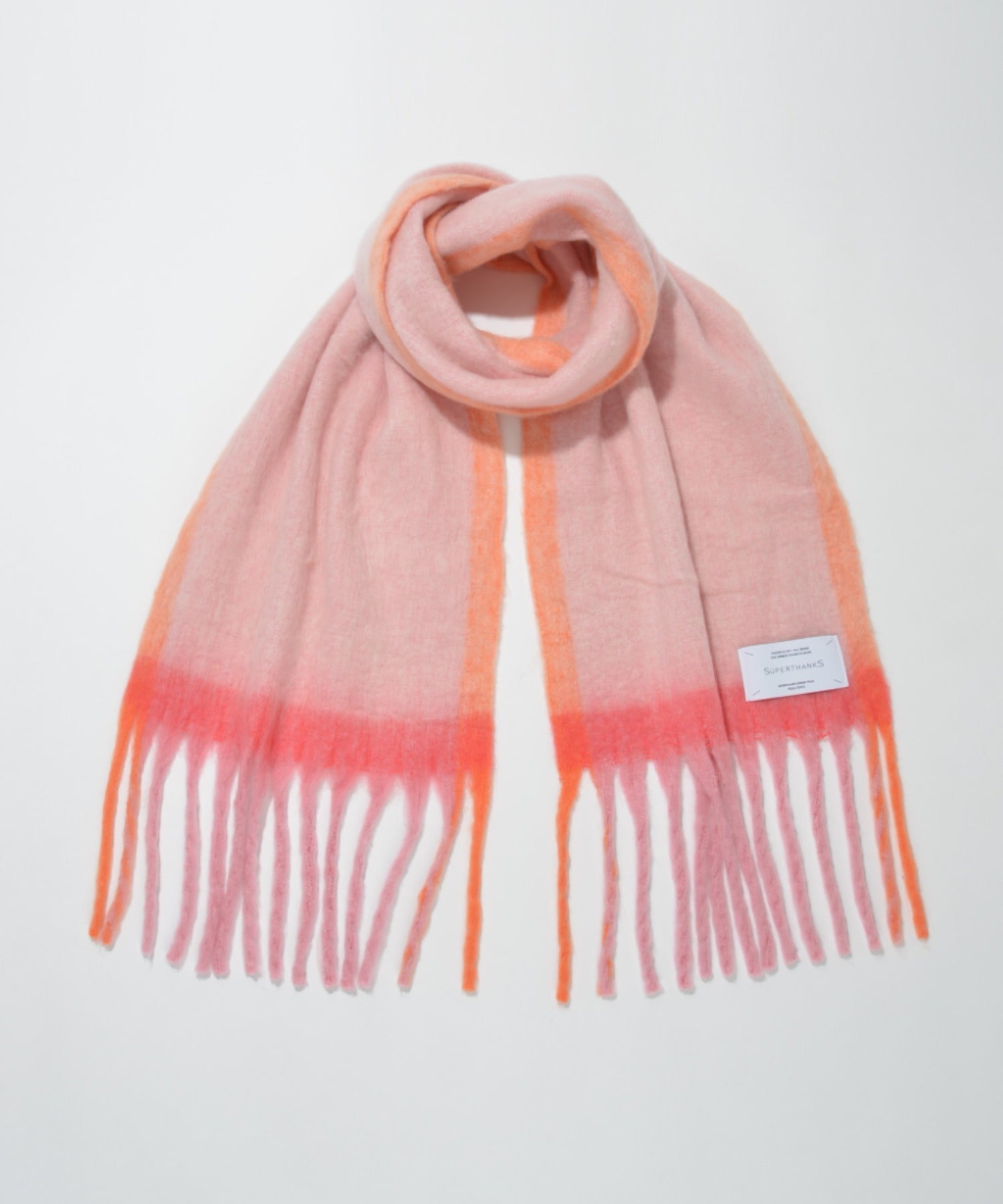 Big muffler(Multi tone)  - pink/orange