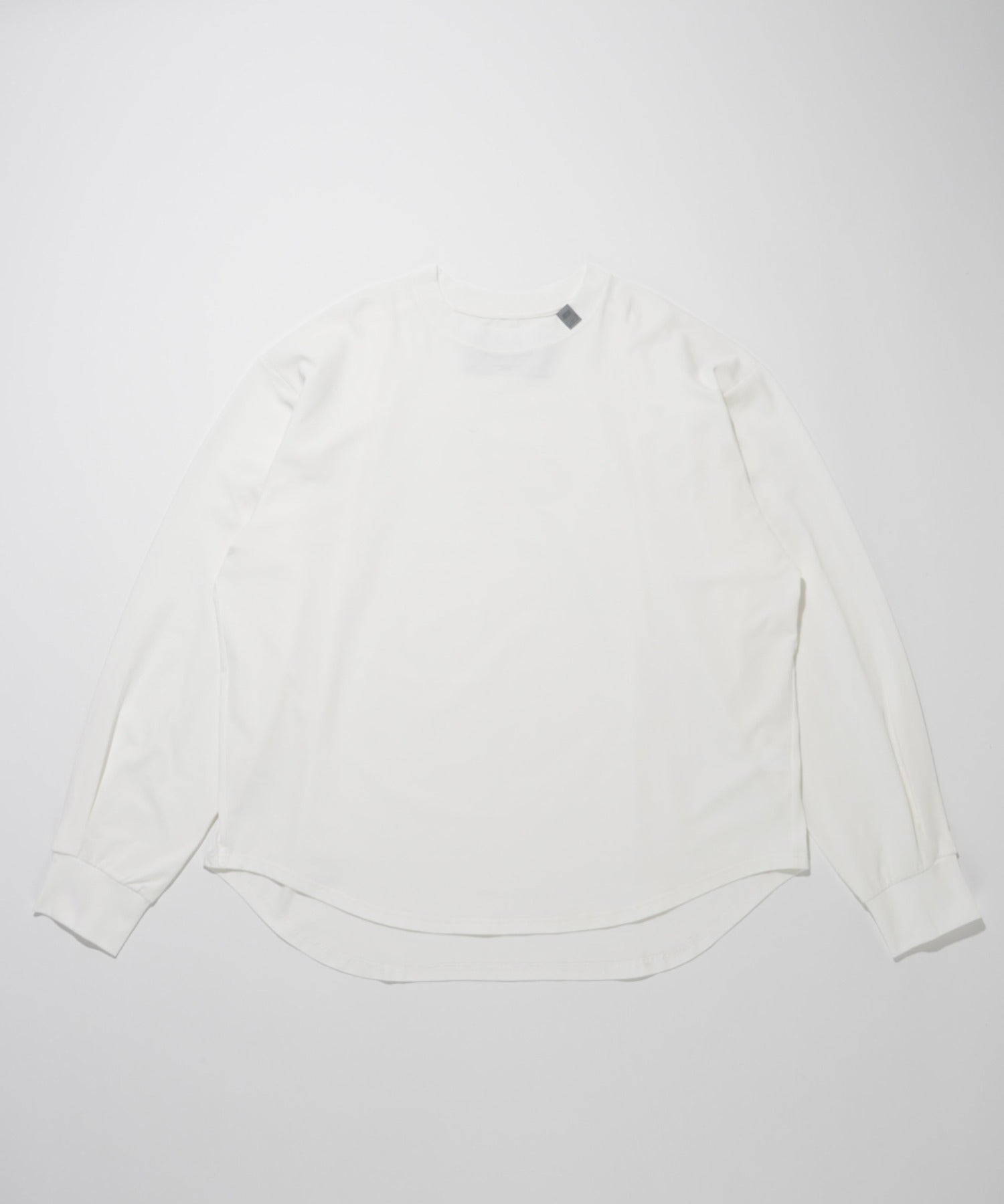 SBY Refined L/S T-shirt （無地） - white