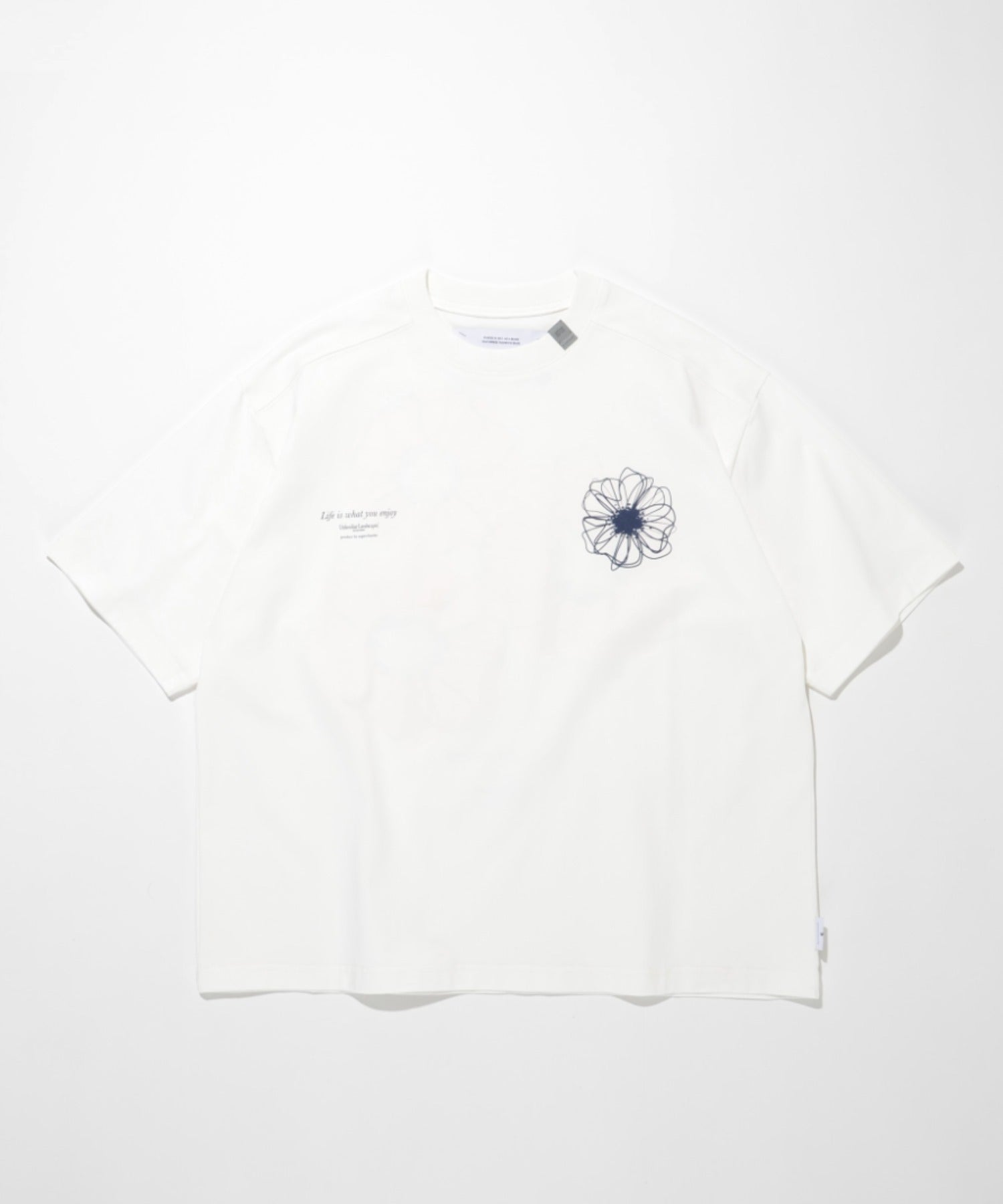 ”Bic flower" S/S T-shirt - khaki