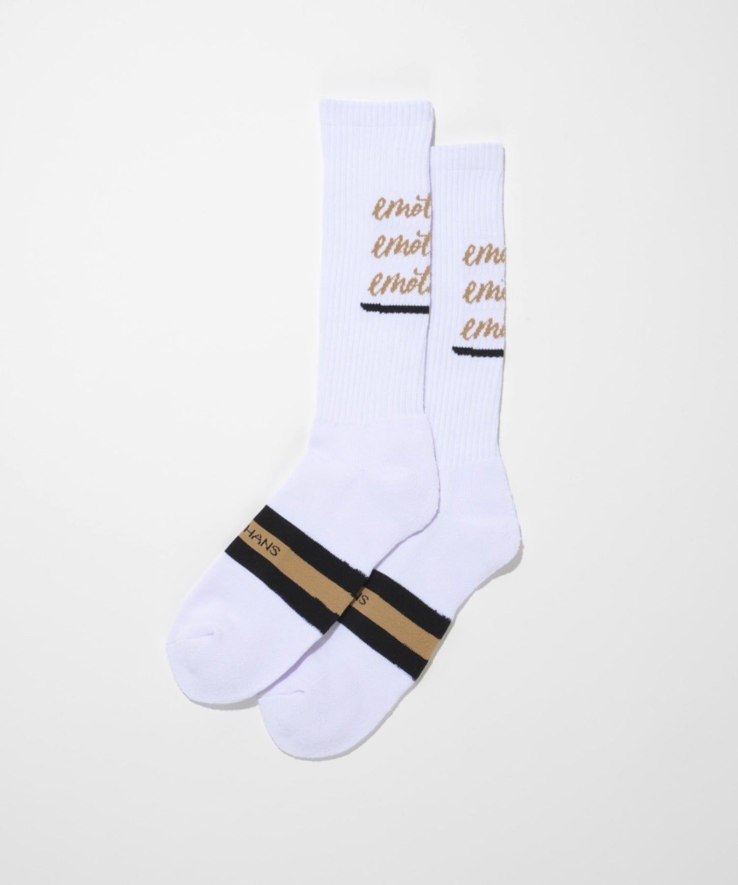 "emotional"High-socks - white