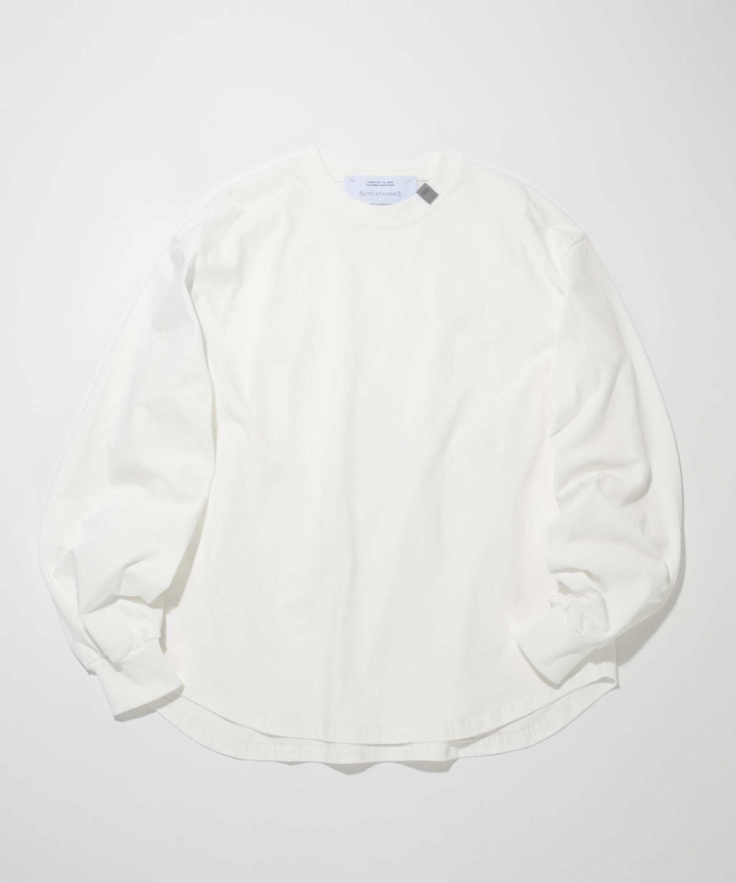 Refined L/S T-shirt - white