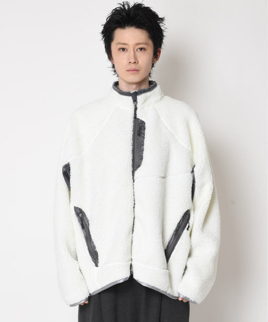 Technical boa jacket - white