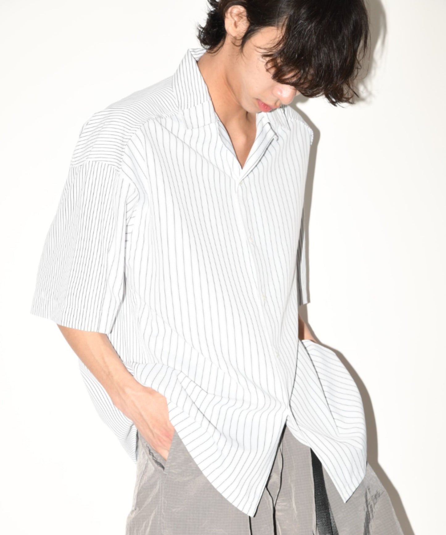 Mixture S/S shirt - black stripe